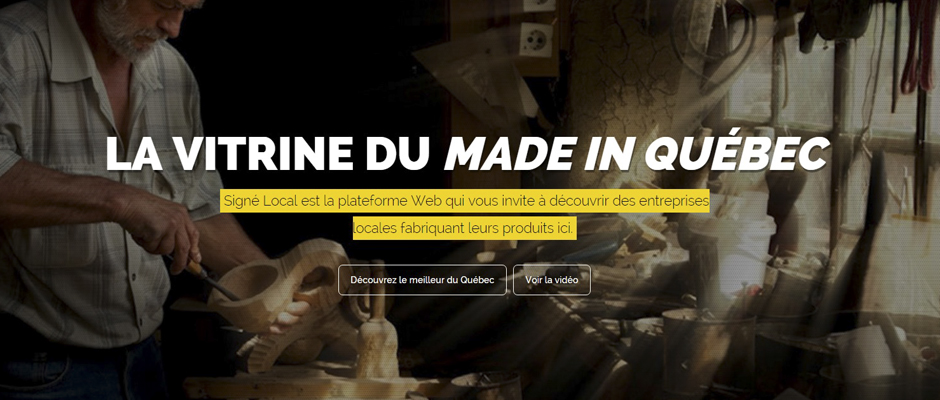 Signé Local, une nouvelle vitrine pour les entrepreneurs québécois